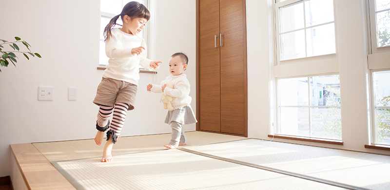 「子育てが終わり新しいステージを迎える家」